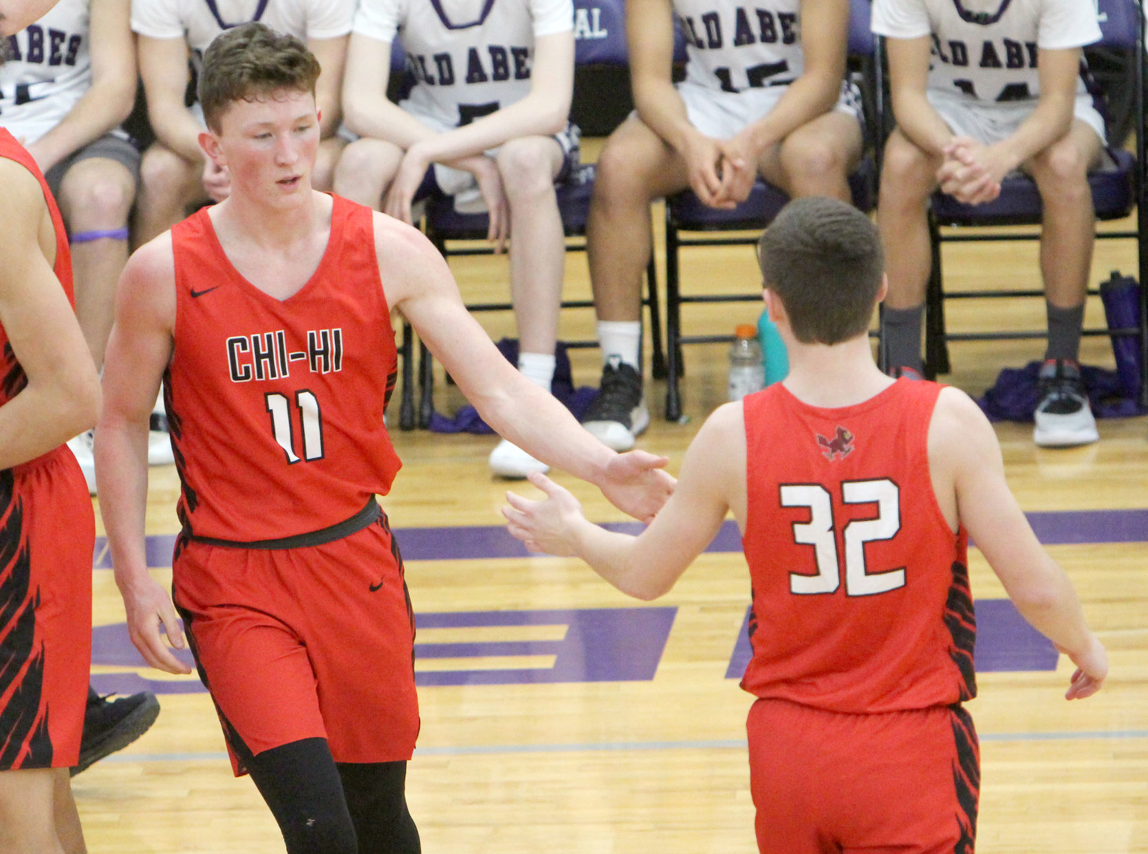 Chi-Hi boys basketball at Eau Claire Memorial 1-3-20